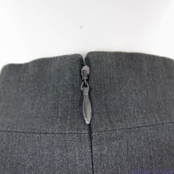 Calvin Klein grey short sleeves‎ sheath dress with side pockets, 10 - Picture 14 of 16